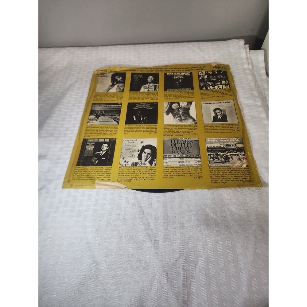 Tennessee Ernie Ford Hymns At Home Vinyl LP Capitol Records T-1604 Gospel